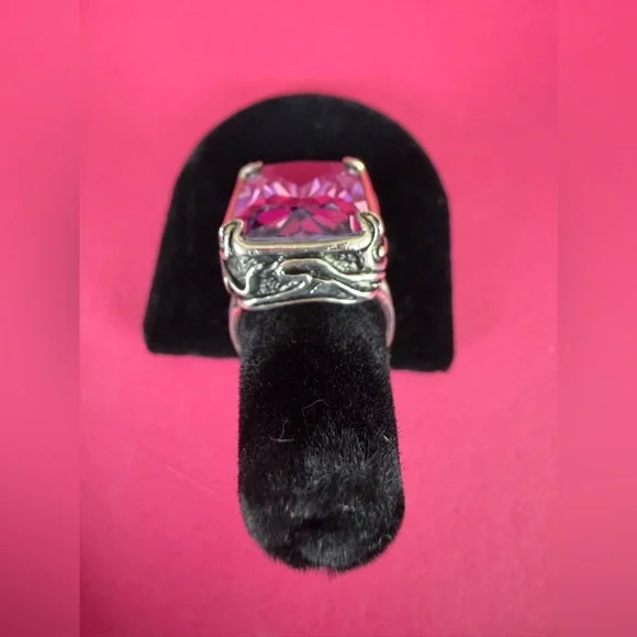 SILPADA Lavender Fields 10ct .925 Sterling Silver Statement Ring_Sz 8_ R2001 - Picture 5 of 9